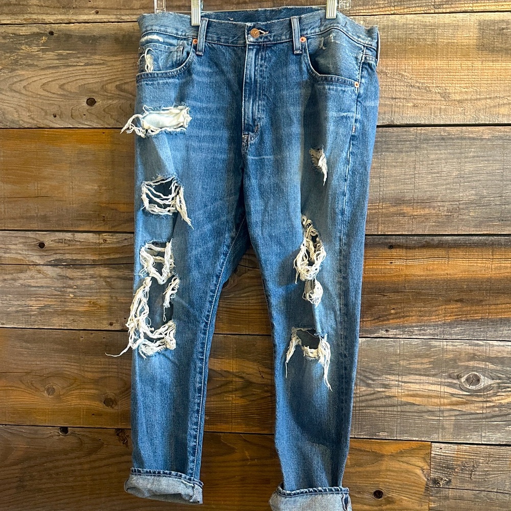 RL Denim & Supply Distressed Jeans